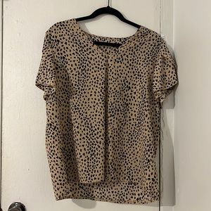 Leopard print blouse by Shein